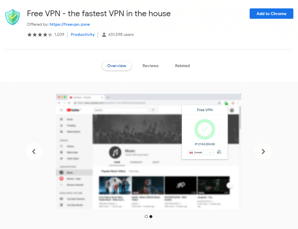 Free-VPN-Chrome-browser-extension