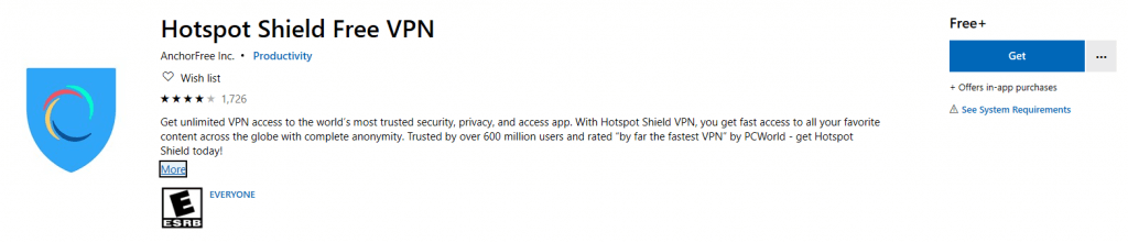 Hotspot-Shield-Free-VPN-browser-extension