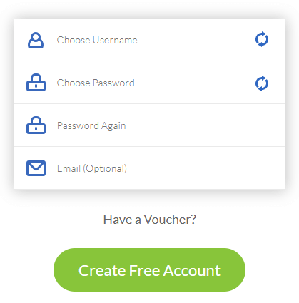 create free windscribe account