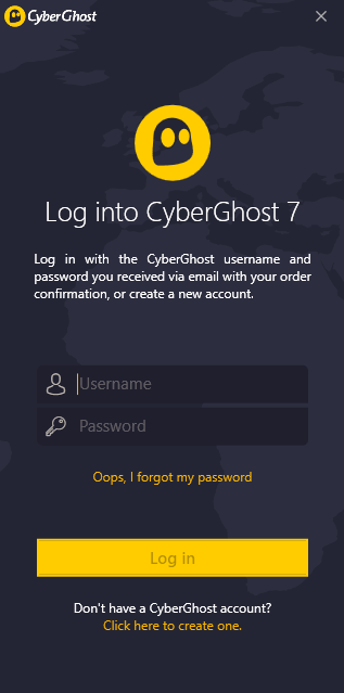 launch cyberghost