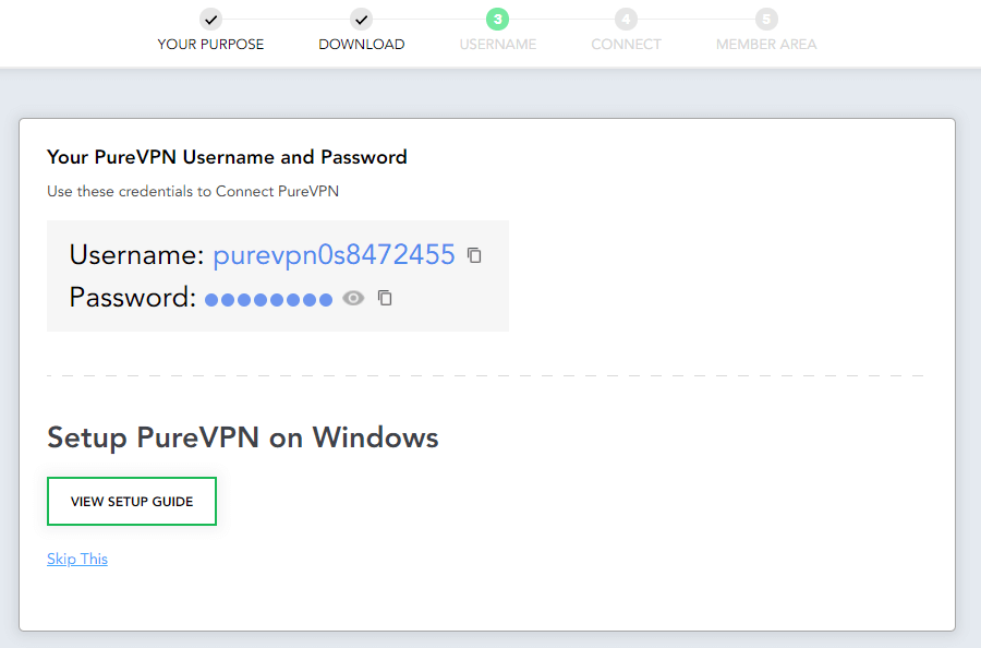 purevpn installation setup credentials purevpn installation setup credentials