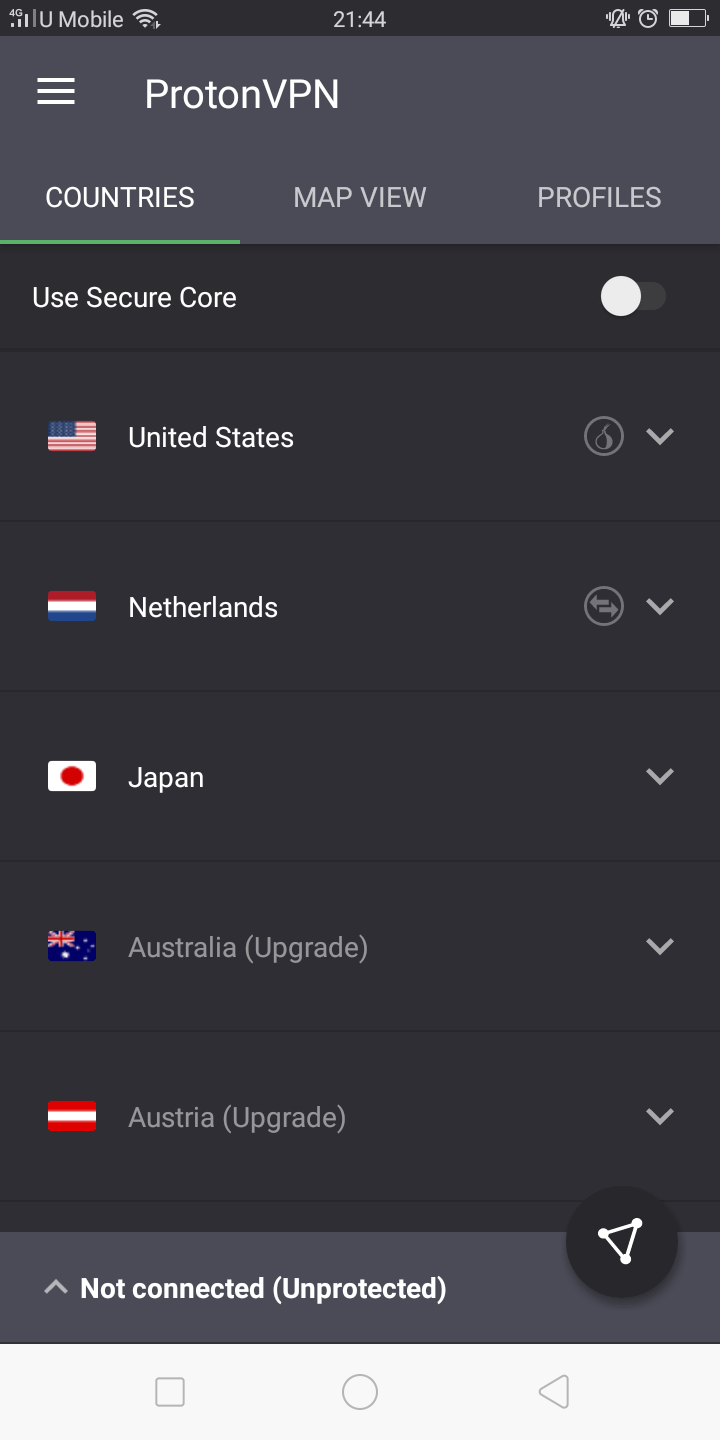 protonvpn android app protonvpn android app