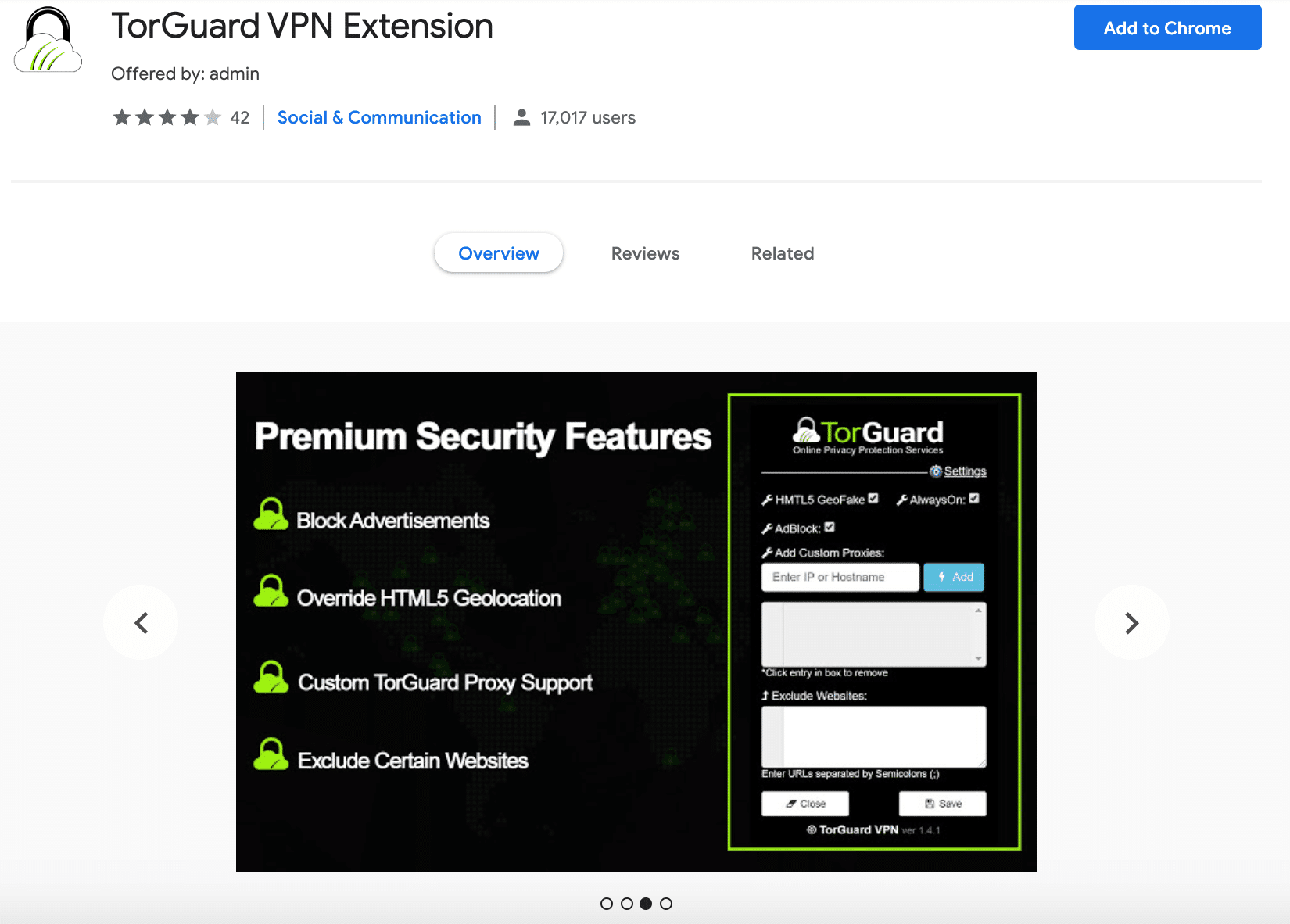 torguard chrome extension