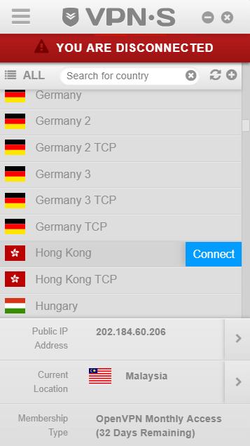 vpnsecure-app-interface vpnsecure-app-interface