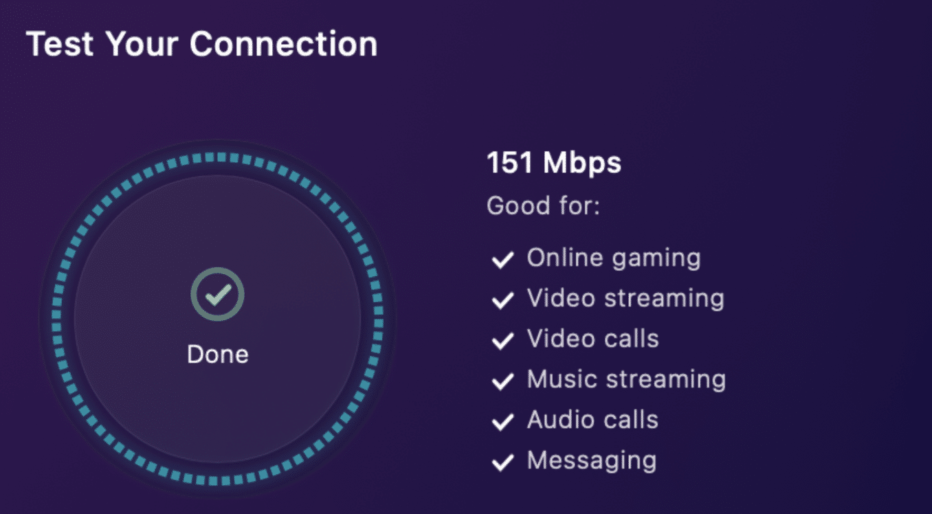 Connection speed with NordVPN