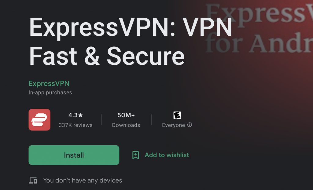 ExpressVPN on Google Play