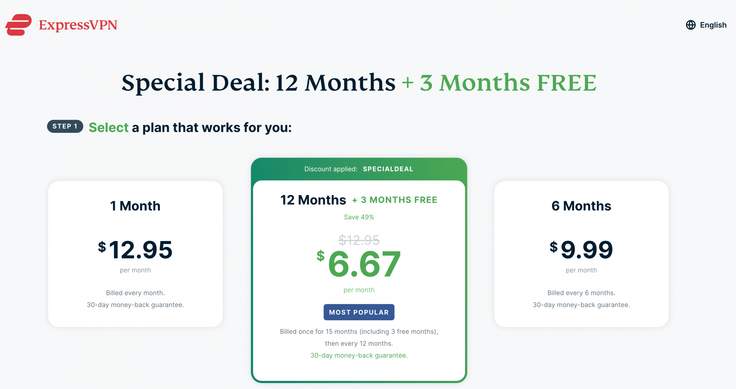 expressvpn-pricing ExpressVPN's Pricing